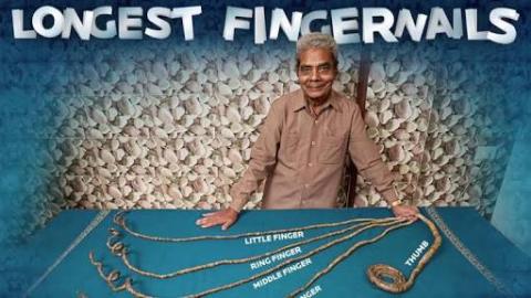 GUINNESS: Longest Fingernails On A Single Hand